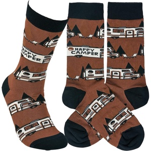 image:imagePrimitives by Kathy Happy Camper Socks One Size Unisex LOL Collection