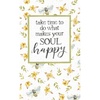 image:imagePrimitives by Kathy Take Time To Do What Makes Your Soul Happy Bee Themed Double Sided Notebook