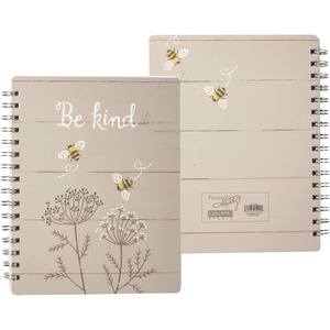 image:imagePrimitives by Kathy 105402 Be Kind Spiral Notebook 9Inch Beige