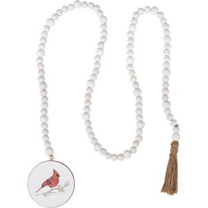 image:imagePrimitives by Kathy Beaded Garland  Cardinal On A Branch