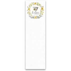image:imagePrimitives by Kathy Happy Bee Themed Decorative Magnetic Paper List Notepad