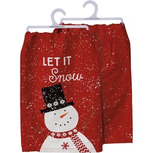 image:imagePrimitives by Kathy Let It Snow Home Dcor Kitchen Towel
