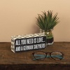 image:imagePrimitives by Kathy 24978 Paw Print Trimmed Box Sign 6 x 250 German ShepherdGerman Shepherd