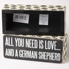 image:imagePrimitives by Kathy 24978 Paw Print Trimmed Box Sign 6 x 250 German ShepherdGerman Shepherd
