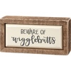 image:imagePrimitives by Kathy Beware Of Wigglebutts Home Dcor Sign Set 4 x 2 x 1