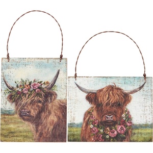 image:imagePrimitives by Kathy Floral Highland Ornament Set