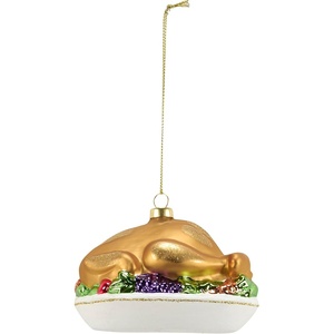 image:imagePrimitives by Kathy Glass Ornament  Holiday Turkey Christmas Ornament Holiday Dcor Hanging Tree Decorations Festive Old World Vintage Style Themed Gift