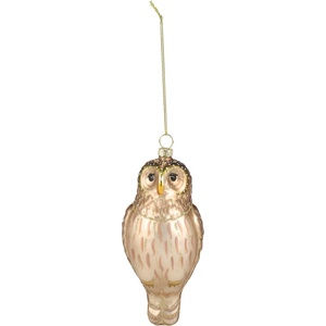 image:imagePrimitives by Kathy Glass Screech Owl Ornament Christmas Ornament Holiday Dcor Hanging Tree Decorations Festive Party Themed Gift