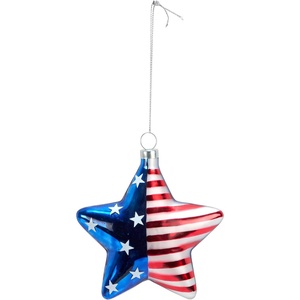 image:imagePrimitives by Kathy Glass Star Flag Ornament Christmas Ornament Holiday Dcor Hanging Tree Decorations Festive Party Themed Gift