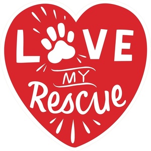 image:imagePrimitives by Kathy Love My Rescue Car Magnet