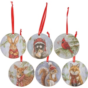 image:imagePrimitives by Kathy Mini Ornament Set  Winter Animals