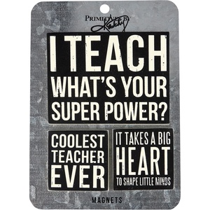 image:imagePrimitives by Kathy Nurses Rock Magnet Set4 x 3  2 x 2  Card 5 x 7