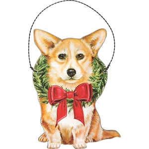 image:imagePrimitives by Kathy Ornament  Christmas Corgi