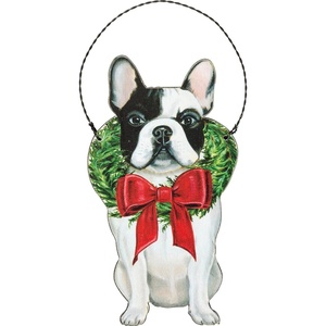 image:imagePrimitives by Kathy Ornament  Christmas Frenchie