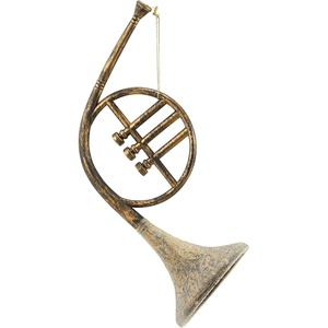 image:imagePrimitives by Kathy Ornament  French Horn Christmas Ornament Holiday Dcor Hanging Tree Decorations Festive Party Themed Gift