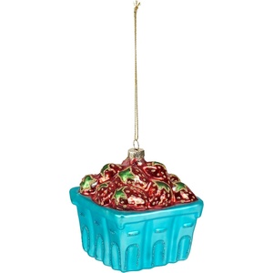 image:imagePrimitives by Kathy Strawberry Glass Ornament