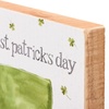 image:imagePrimitives By Kathy 112645 Happy St Patricks Day Block Sign 6inch Square