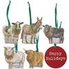 image:imagePrimitives by Kathy Mini Ornament Set  Christmas Animals