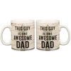 image:imagePrimitives by Kathy Stoneware Coffee Mug 18 oz Full Wrap Around Design Pirates Need Coffee Too Coastal Kitchen CollectionAwesome Dad