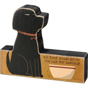 image:imagePrimitives by Kathy All Food Must Go to The Lab for Testing Home Dcor Sitter