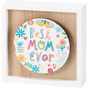 image:imagePrimitives by Kathy Best Mom Ever Inset Box Sign