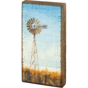 image:imagePrimitives by Kathy Block Sign  Windmill 350 x 7 x 1