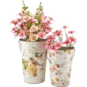 image:imagePrimitives by Kathy Chickadees Wall Bucket Set