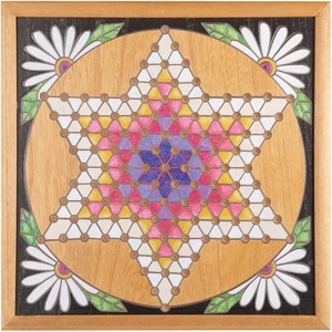 image:imagePrimitives by Kathy Chinese Checkers Board Game 16 x 16 x 1