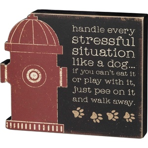image:imagePrimitives by Kathy Chunky Shelf Sitter 6 x 5Inch Pee On It 101649
