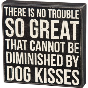 image:imagePrimitives by Kathy Dog Kisses Box Sign