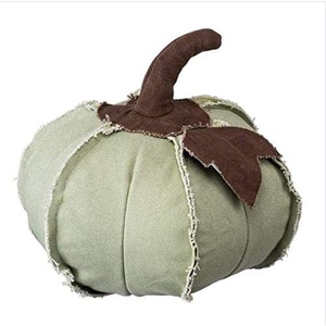 image:imagePrimitives by Kathy Fabric Pumpkin Decoration Mini CreamGreen