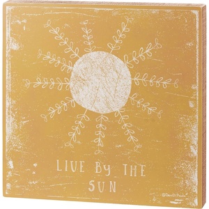 image:imagePrimitives by Kathy Live By The Sun Home Dcor Sign Set