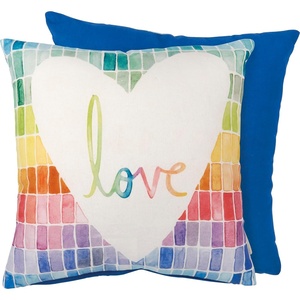 image:imagePrimitives by Kathy Love Throw Pillow 16 x 16 Multi Color