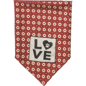 image:imagePrimitives by Kathy Pet Bandana 16 x 16 Love