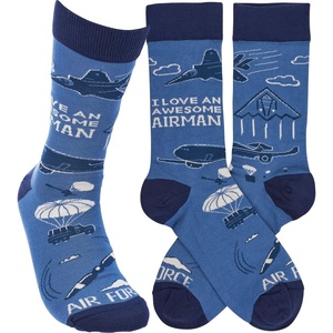 image:imagePrimitives by Kathy Socks  Awesome Airman Unisex One Size
