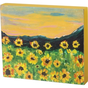 image:imagePrimitives by Kathy Friendship Heart Gallery Block Sign 6 x 7 ImperfectBeautiful Moments