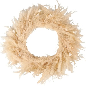 image:imagePrimitives by Kathy Pampas Grass Wreath Natural Rustic Seasonal Design