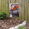 image:imagePrimitives by Kathy Decorative Garden Flag  Autumn Pumpkins in a Basket
