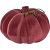 image:imagePrimitives by Kathy Flocked Burgundy Pumpkin