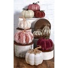 image:imagePrimitives by Kathy Flocked Burgundy Pumpkin