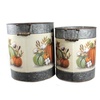 image:imagePrimitives by Kathy Home Dcor Galvanized Metal Buckets