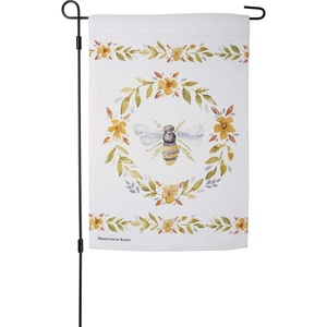 image:imageFloral Bee Garden Flag