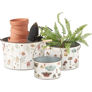 image:imagePrimitives by Kathy Decorative Bucket Set  Floral Study