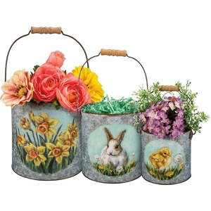 image:imagePrimitives by Kathy Decorative Bucket Set Multicolor 725 x 725 6 x 625 5 x 475