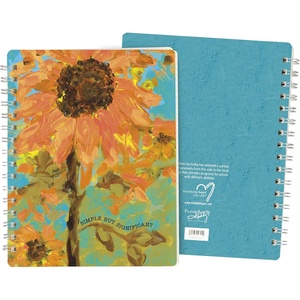 image:imagePrimitives by Kathy Friendship Heart Gallery Spiral Notebook 7 x 9 Simple But Significant