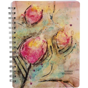 image:imagePrimitives by Kathy Friendship Heart Gallery Spiral Notebook 7 x 9 Spread Kindness