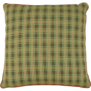 image:imagePrimitives by Kathy Green Tartan Pillow with Decorative Cover 20 x 20