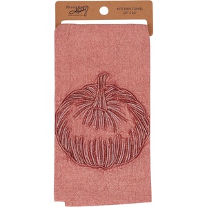image:imagePrimitives by Kathy Kitchen Towel  Blush Pumpkin