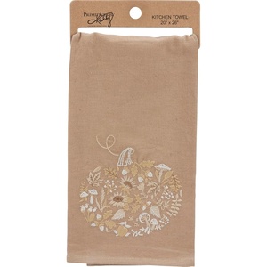 image:imagePrimitives by Kathy Kitchen Towel  Pumpkin