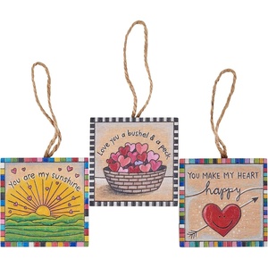 image:imagePrimitives by Kathy Love You Ornament Set